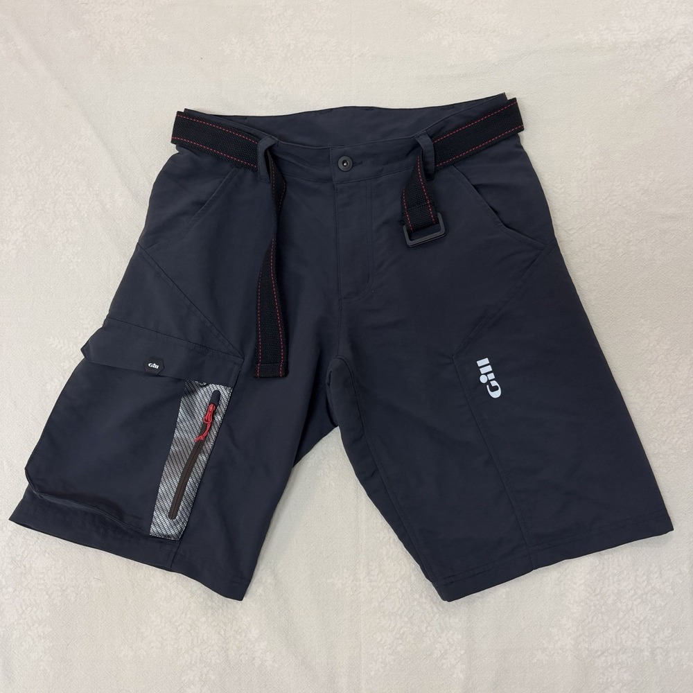 Gill Sailing Shorts Mens 32 Race Cargo RS08 Racing Yachting 11.5 Inseam Navy